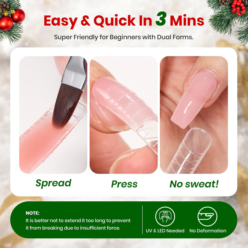 Beetles slip solution bottle aids smooth gel application and mold release.