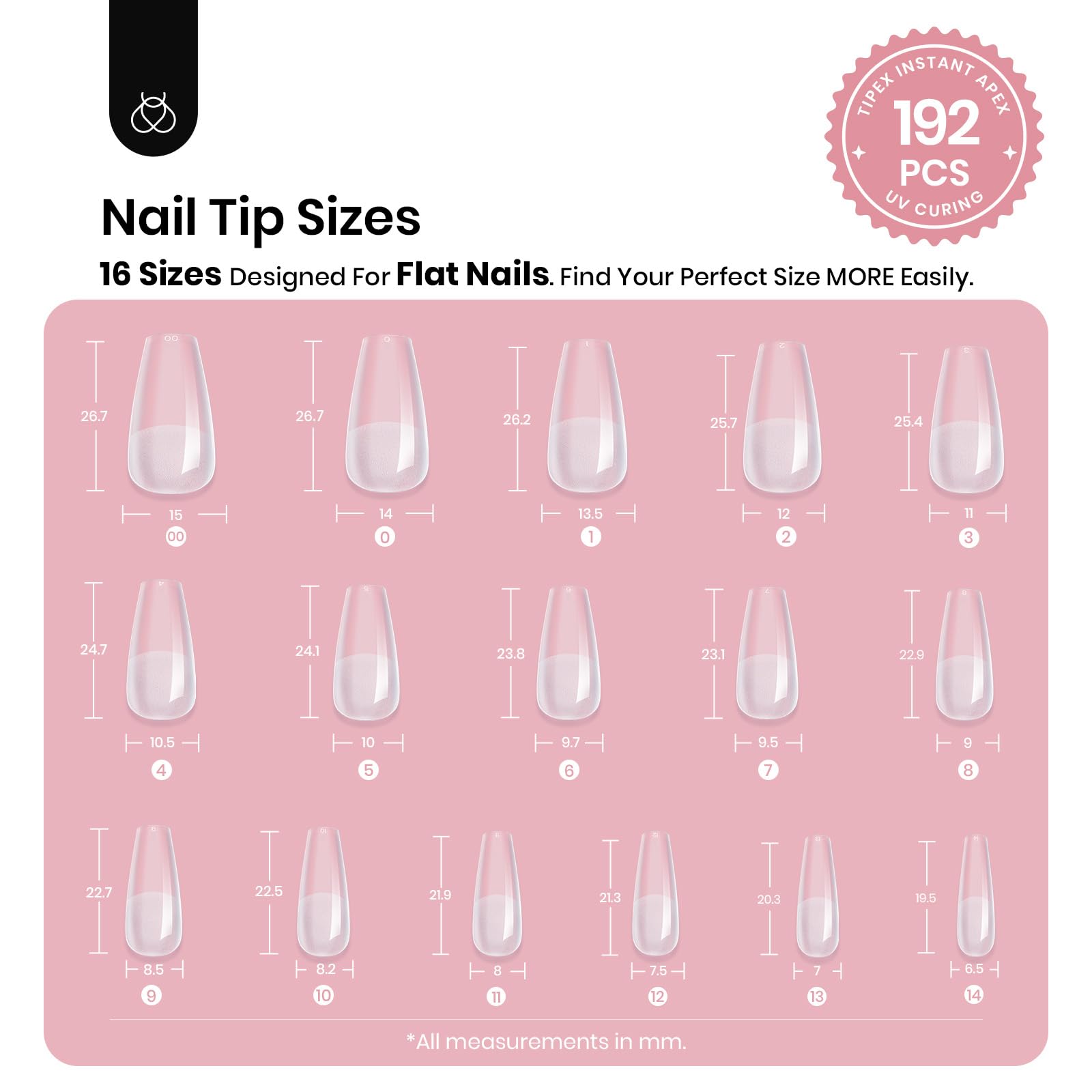 Beetles Tipex: ajuste natural con 16 tallas para colocación precisa
