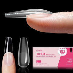 Beetles Tipex instant apex tips pack with 192 pieces for fast manicures