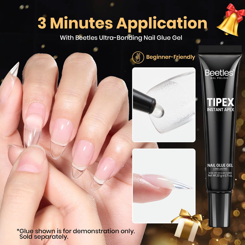 Beetles Tipex Lite 96-piece set covers versatile nail design options