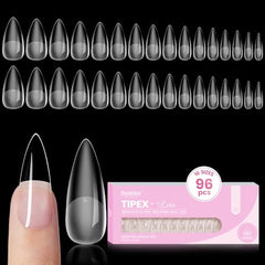 Beetles Tipex Lite apex nail tip profile for natural fit and seamless blend