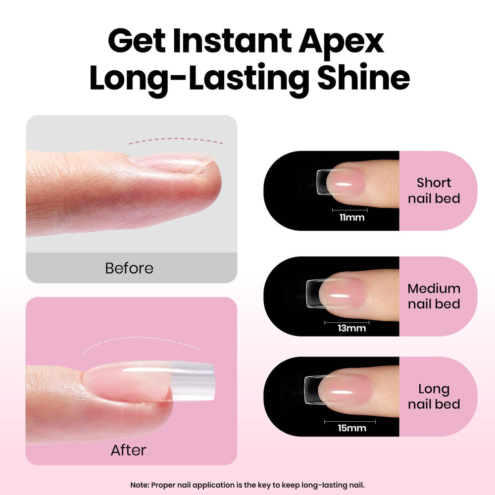 Beetles Tipex Lite tips close-up highlighting pre-etched edges and built-in apex.
