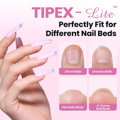 Beetles Tipex Lite pre-etched tips save prep time for faster apps.