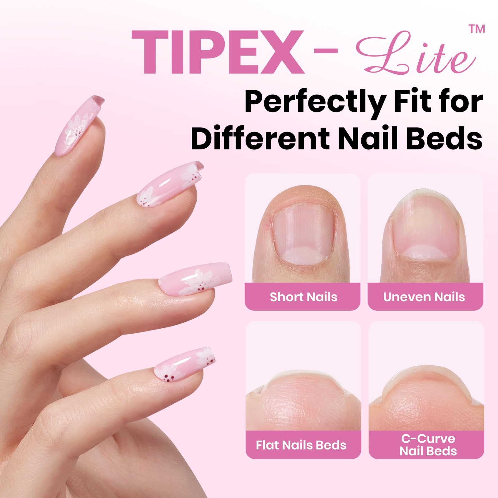 Beetles Tipex Lite pre-etched tips boost adhesion and quick DIY application