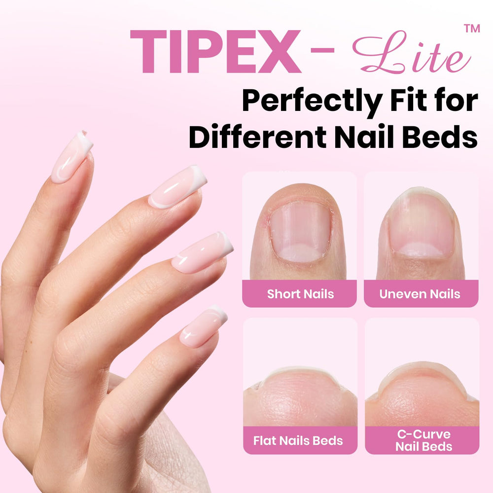 Beetles Tipex Lite tips with pre-etched surface for easy prep and fit