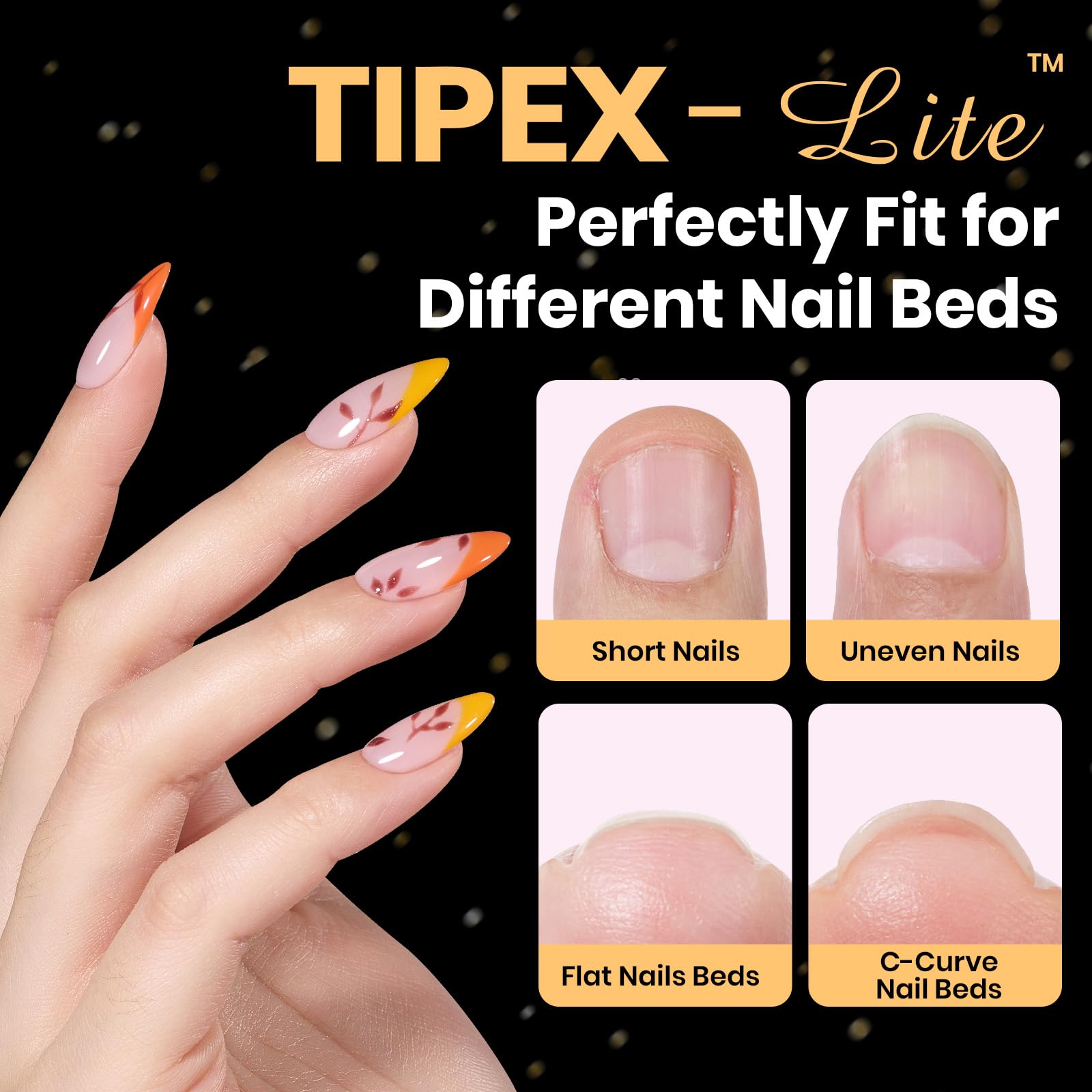 Beetles Tipex Lite pre-etched tips closeup highlight effortless prep and flawless edges