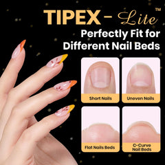 Beetles Tipex Lite pre-etched tips closeup highlight effortless prep and flawless edges