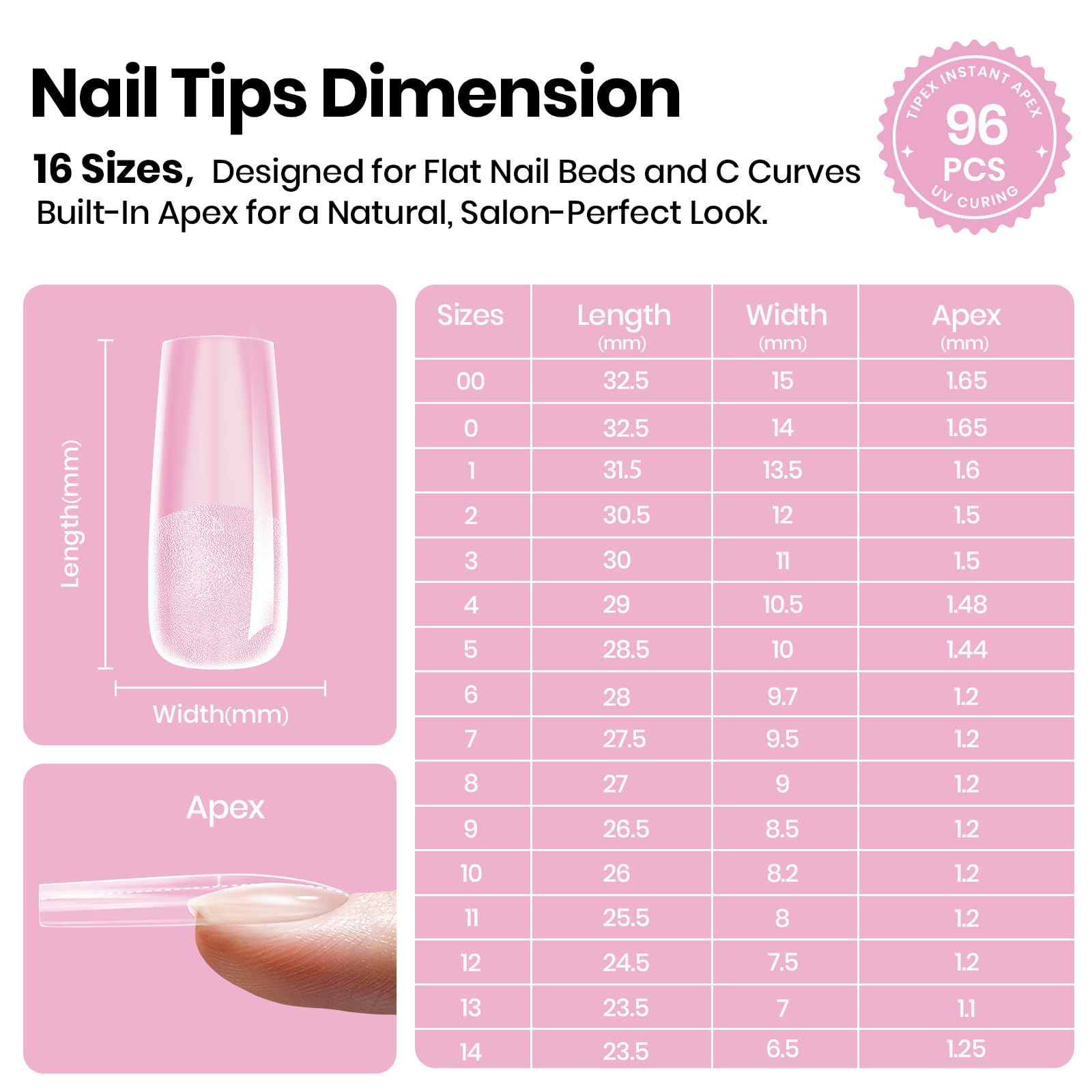 Beetles Tipex Lite salon-strength home application for long-lasting results.