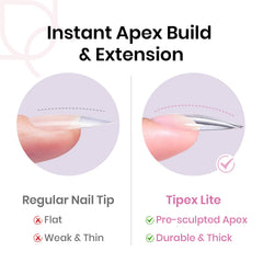 Beetles Tipex Lite stiletto medium view shows durable shape for long wear