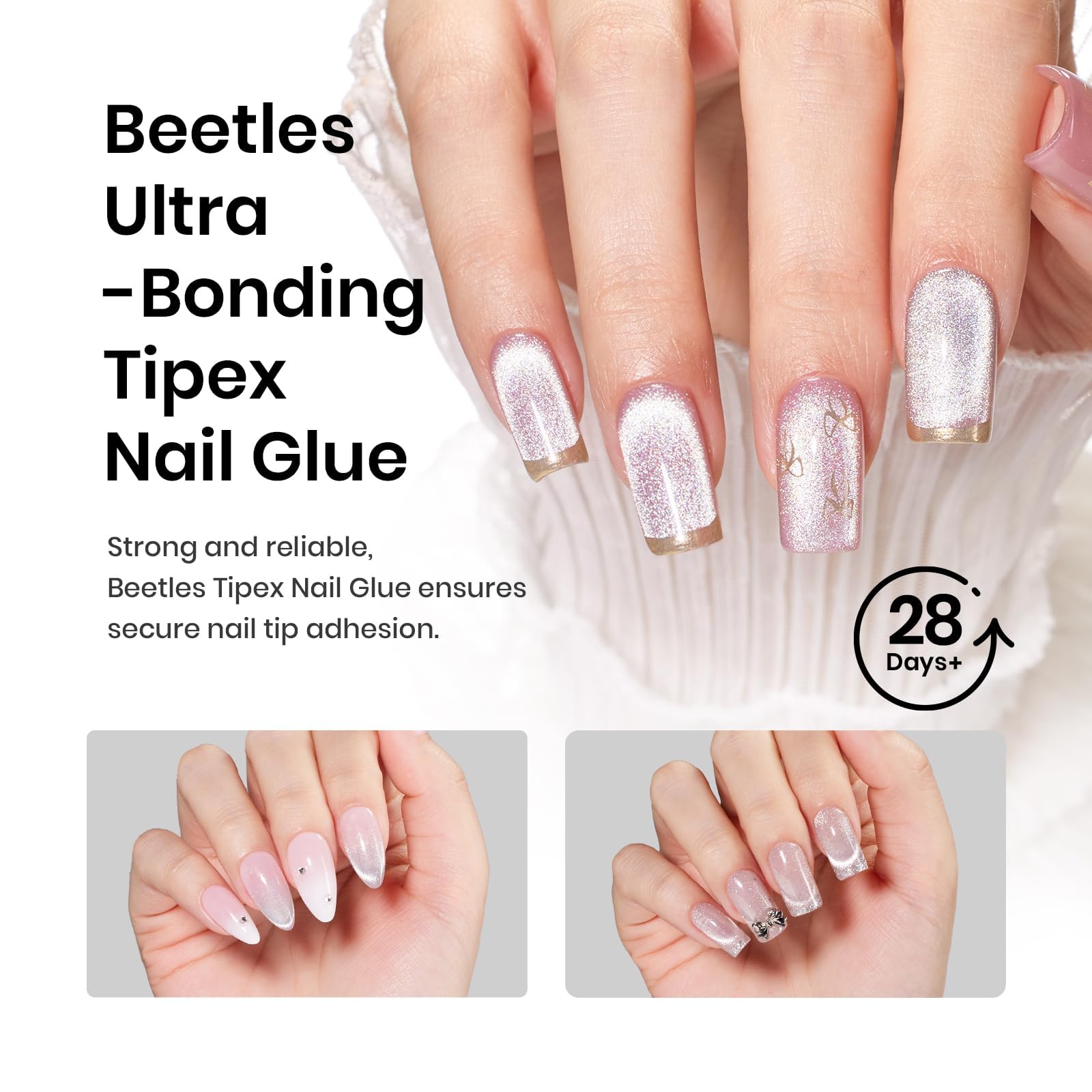 Beetles Tipex Nail Glue Gel double-pack ensures you won't run out mid-manicure