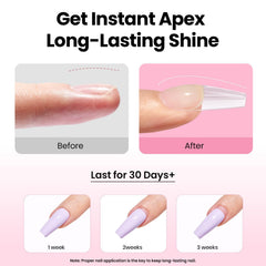 Beetles Tipex pre-etched surface tips for quicker, cleaner application.