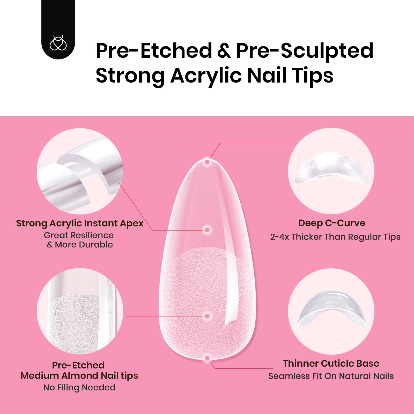 Beetles Tipex tips work with rhinestones and 3D nail art