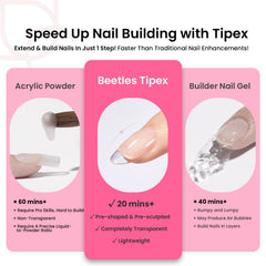 Beetles Tipex solid glue squeeze-tube in-use image emphasizes mess-free application
