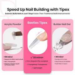 Beetles Tipex solid nail glue tube features mess-free squeeze application.