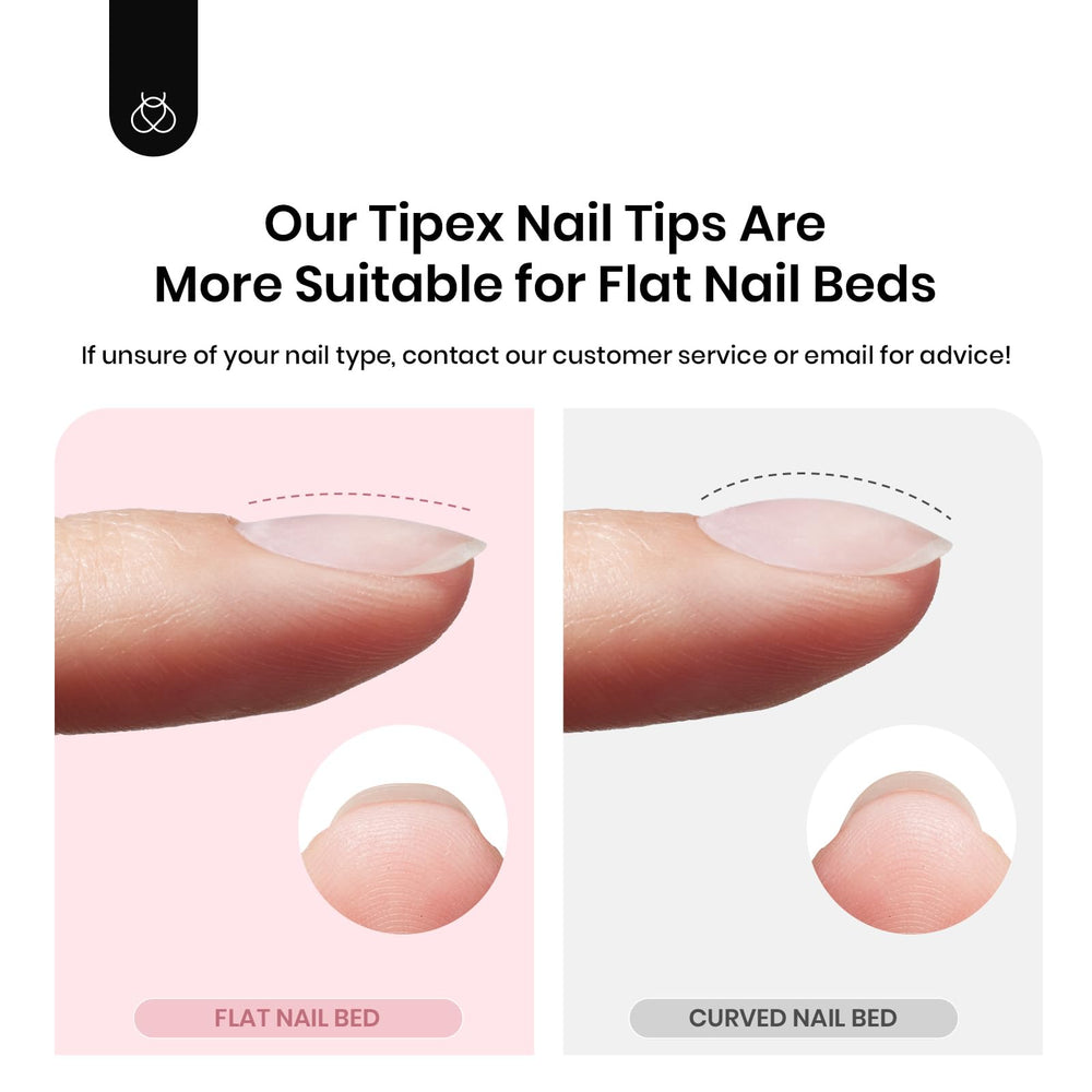 Beetles Tipex tips offer a faster application path with fewer shaping steps.