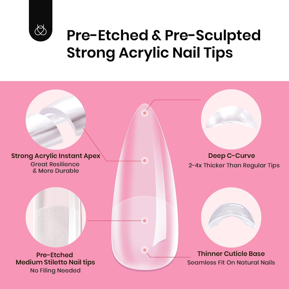 Beetles Tipex tip application on nail with glue for steady placement.