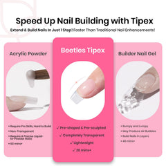 Beetles Tipex tips in 16 sizes for precise fitting.