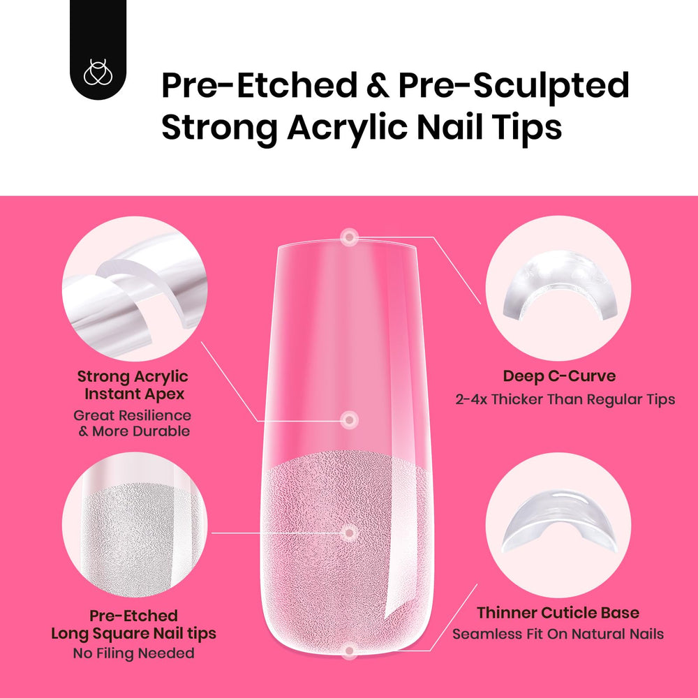 Beetles Tipex tips adhesion-friction helps secure rhinestones or 3D nail art.