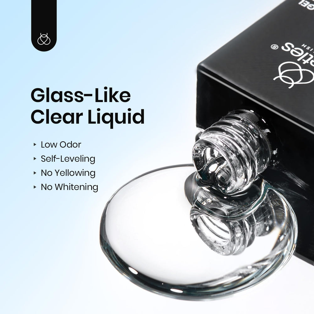Beetles top coat bottle delivers high shine and long-lasting protection.