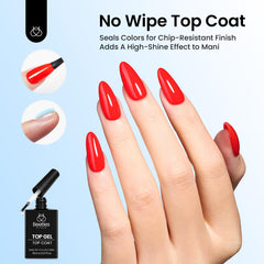 Beetles top coat brush applies a wipe-free, glassy finish.