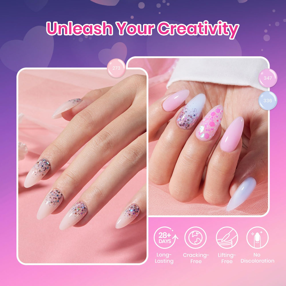 Beetles UV lamp included for fast professional gel nails at home.