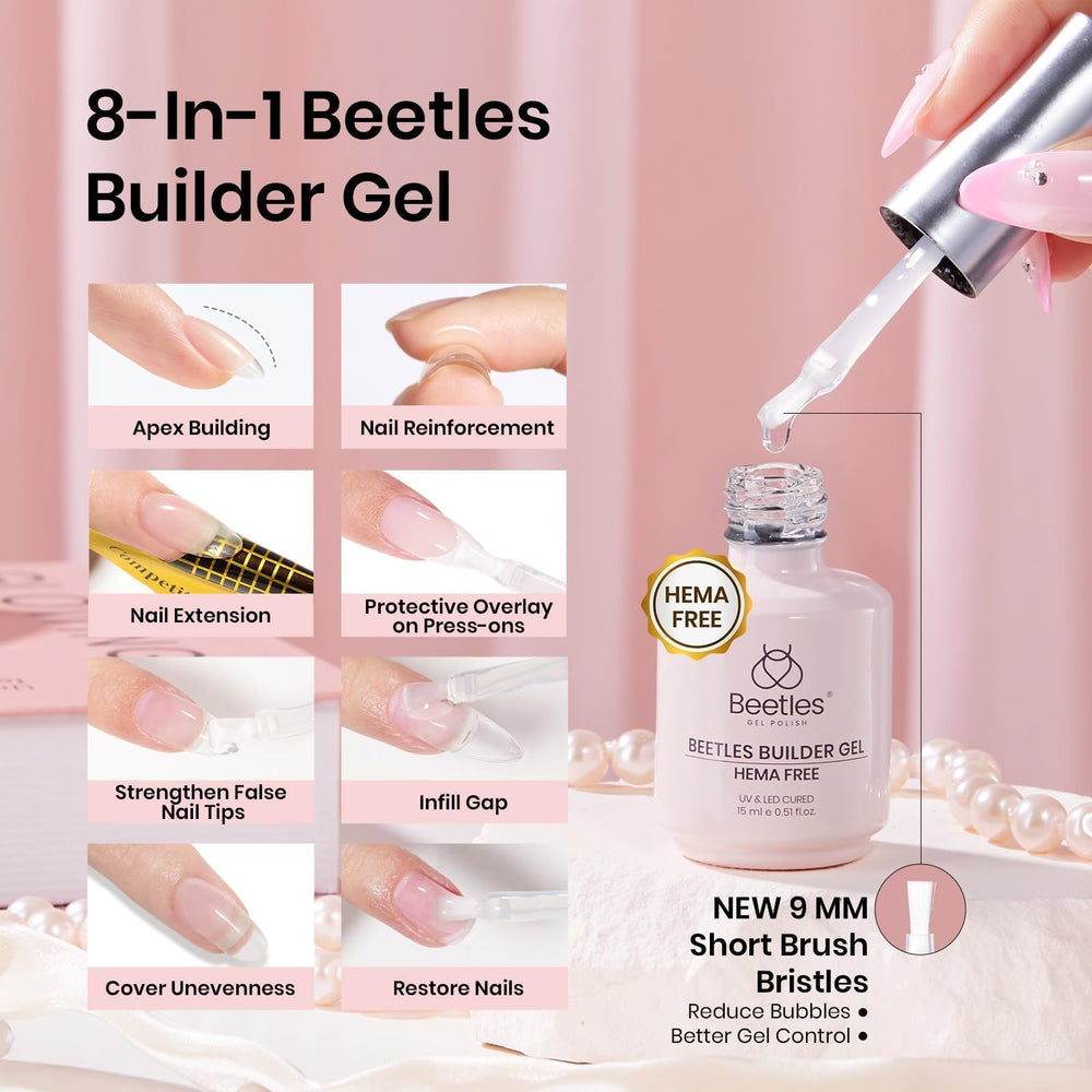 Beetles uv light-compatible workspace showing curing setup for gel nails