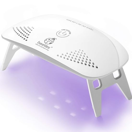 Beetles UV light mini lamp pocket-size for convenient on-the-go gel manicures.