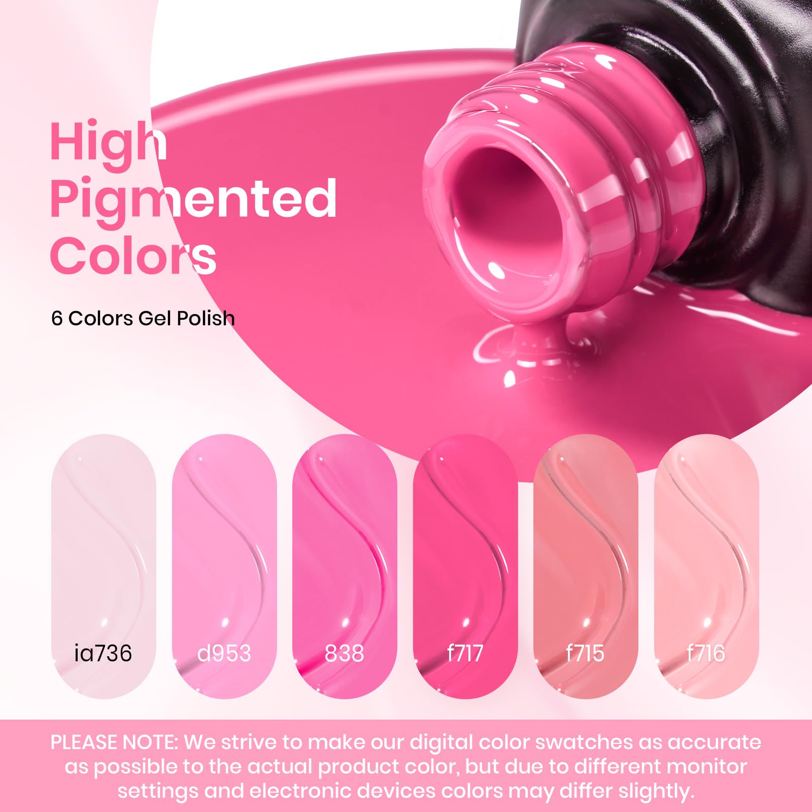 Beetles Valentines Gel Polish Set bottle close-up reveals smooth brush for easy application.