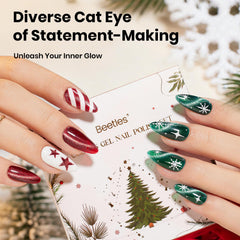 Beetles Velvet Starlight Cat Eye Brown highlights chic cat-eye depth with magnetic glow.