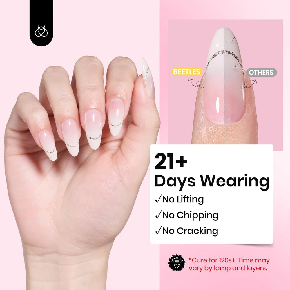 Beetles warm-water-soften-tip-1oz demonstrates gel softening technique for easier use.