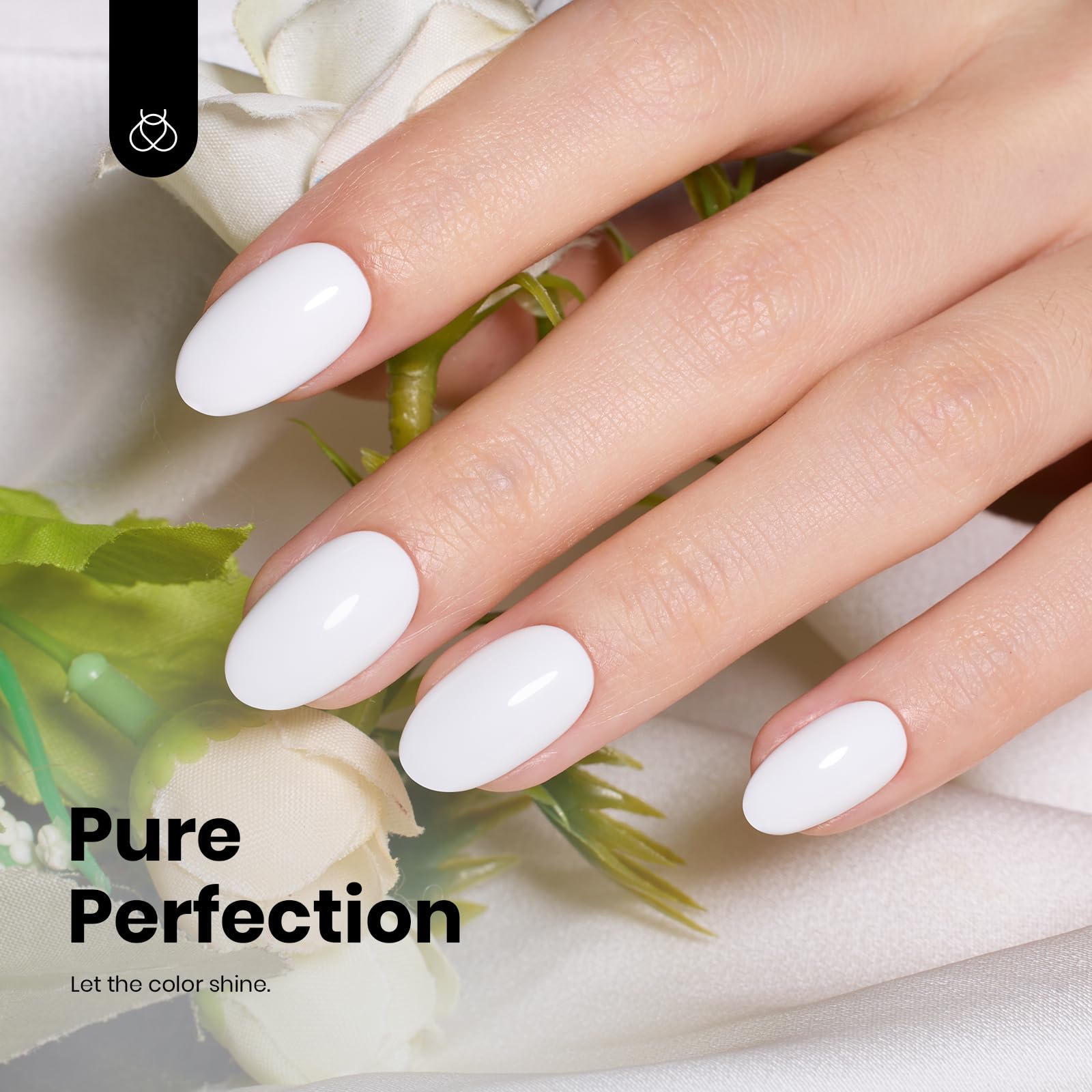 Beetles White Gel Polish curing under UV/LED lamp for quick dry