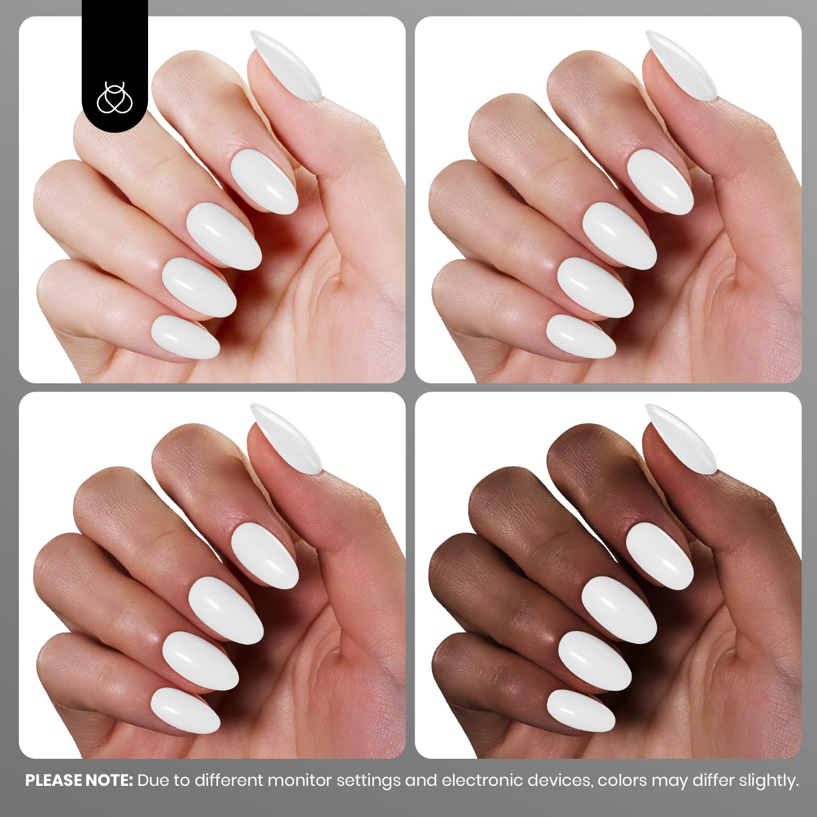 Beetles White Gel Polish texture is creamy for even application