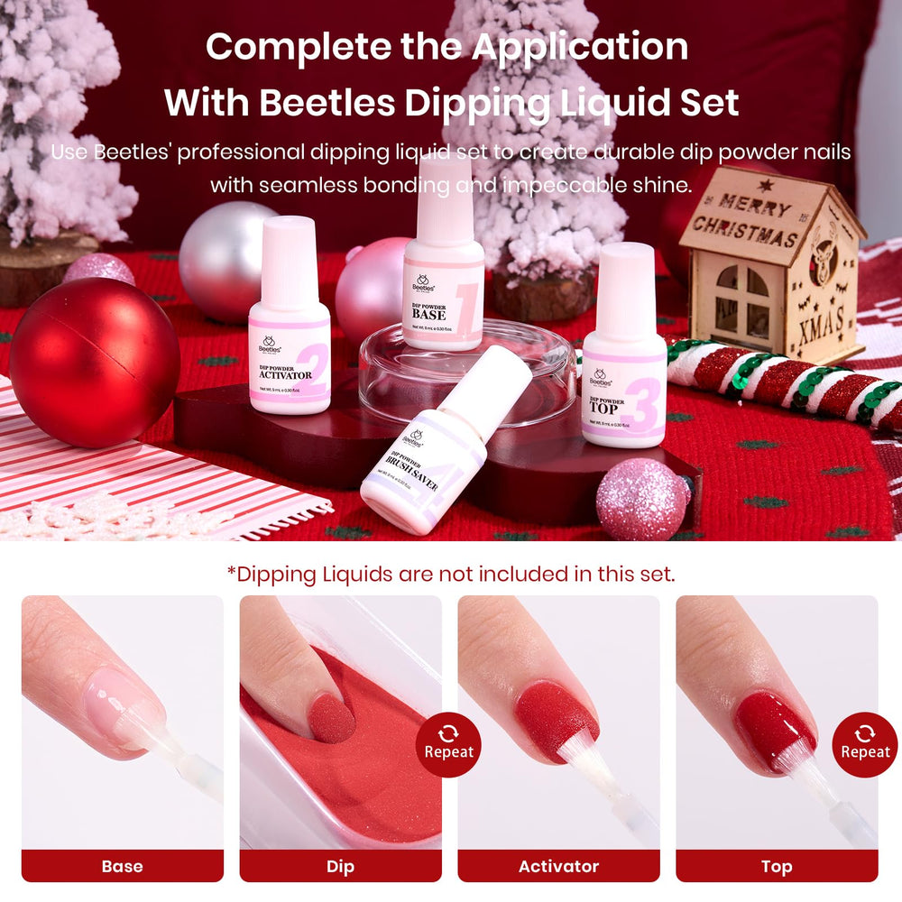 Beetles winter Christmas nail kit gift idea for nail lovers.