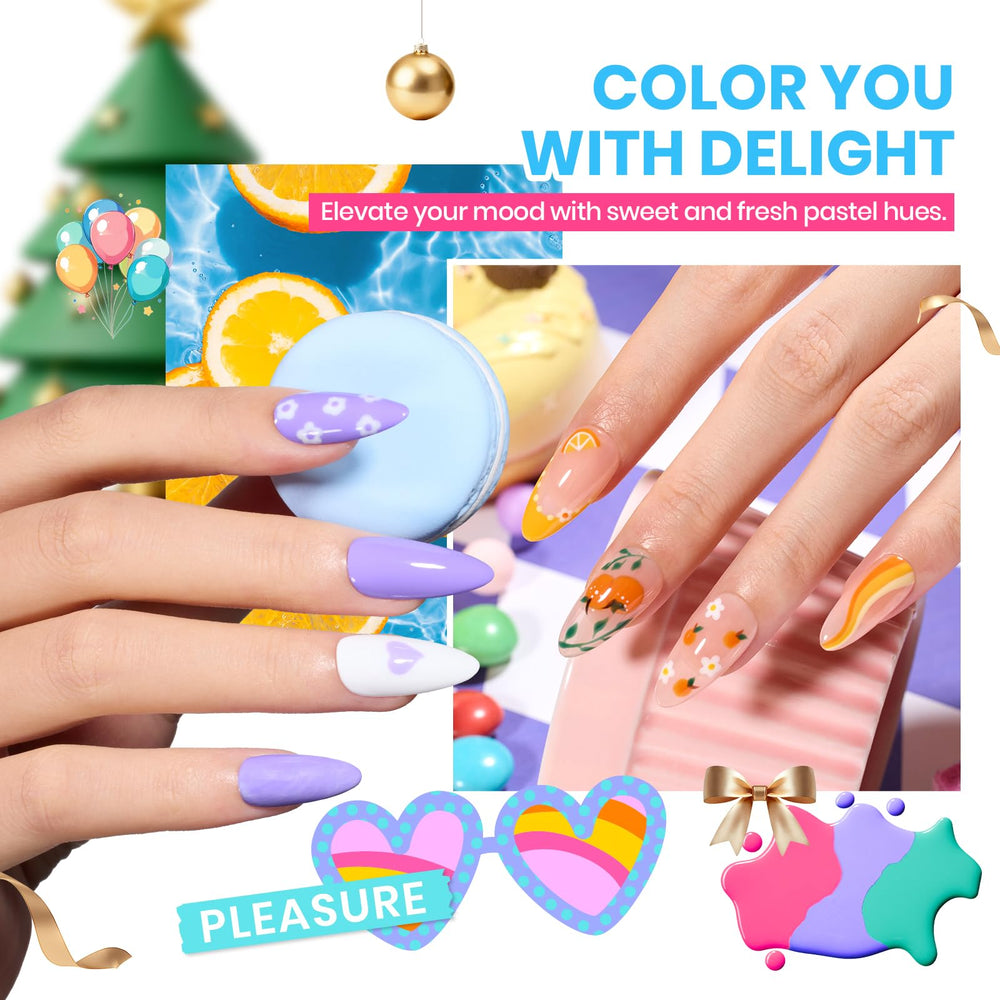Beetles Winter Gel Nail Polish Set nail buffer for flawless prep and shine
