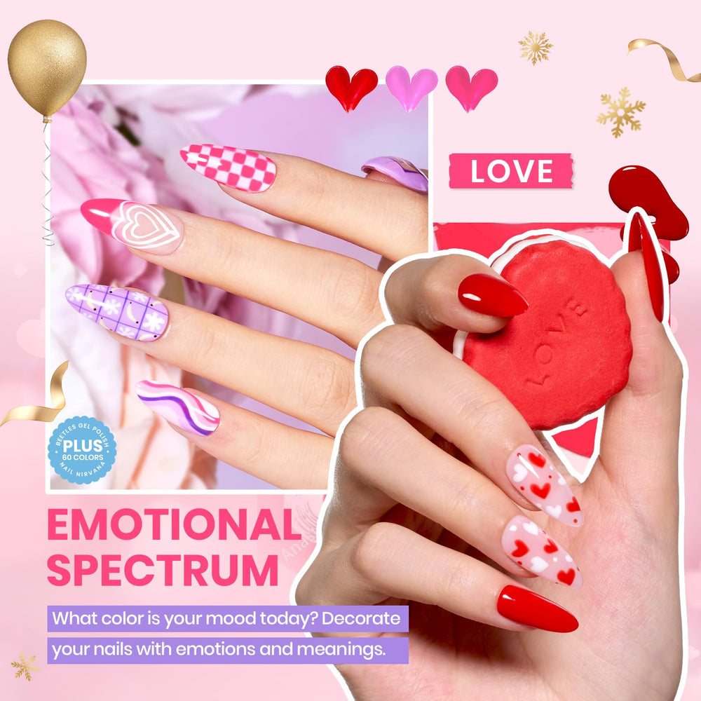 Beetles Winter Gel Nail Polish Set nail clipper for clean edges before application