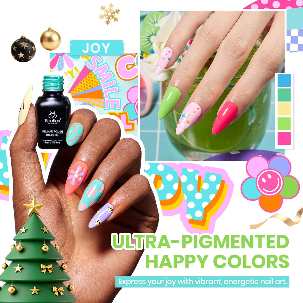 Beetles Winter Gel Nail Polish Set nail file for precise shaping and prep