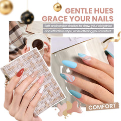 Beetles Winter Gel Nail Polish Set glossy and matte top coats for flexible finishes