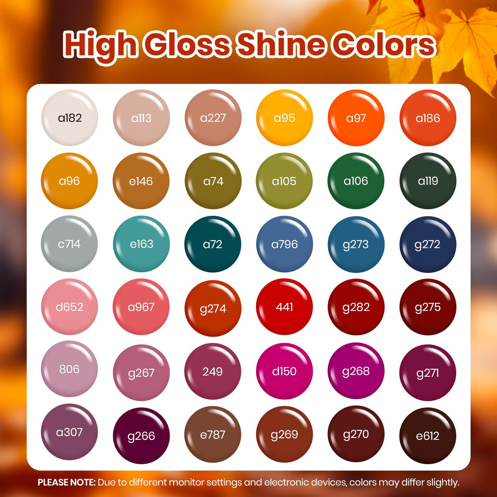 Beetles winter color bottles close-up shows rich shade options for nails.