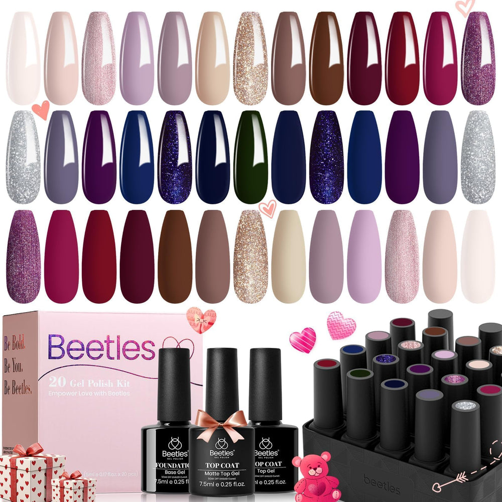 Beetles durable shine gel polish set promises longer wear