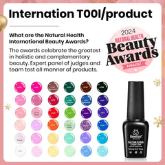 Beetles Winter Gel Polish Set Verse of Flower swatches display 36 shade options for versatile looks.