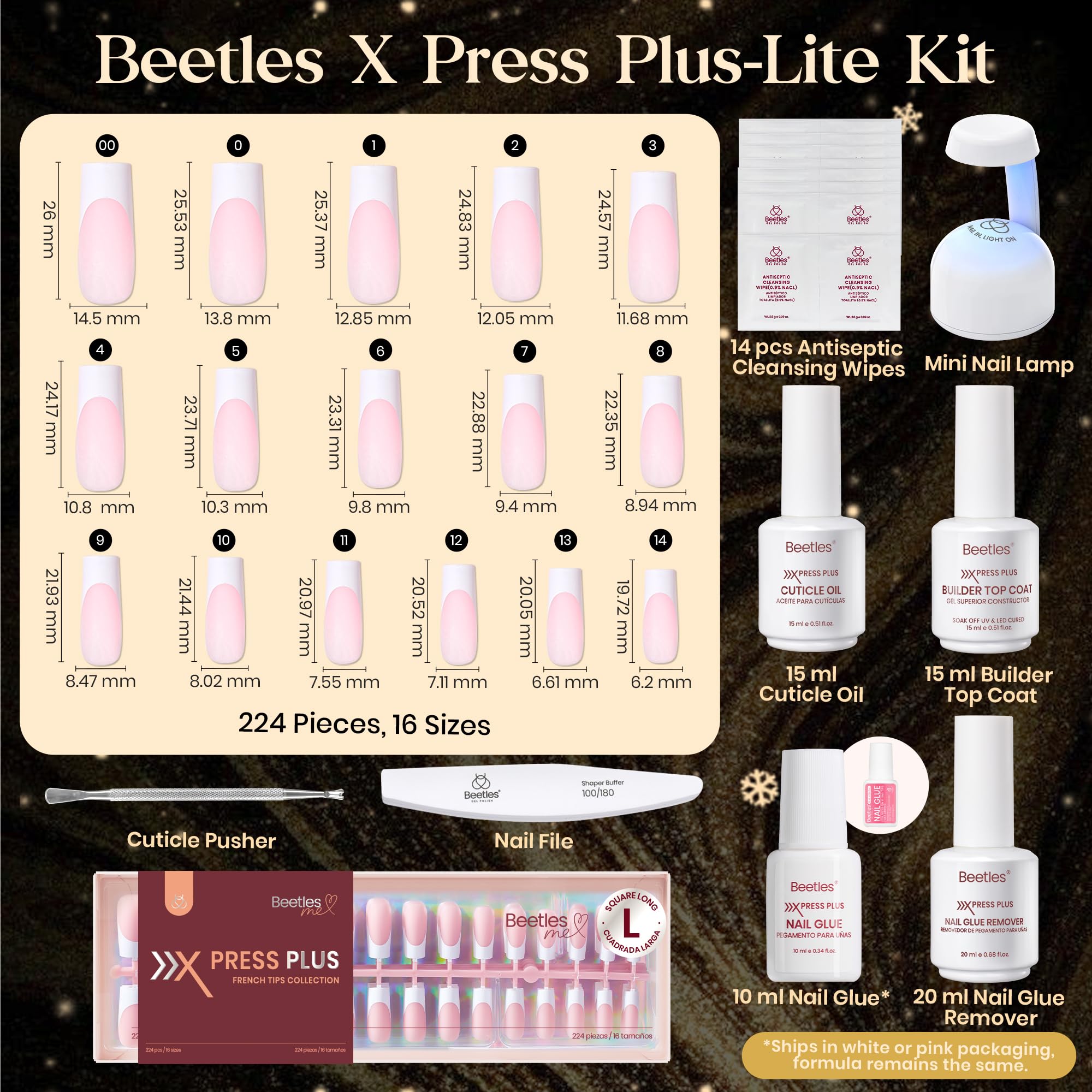 Beetles X Press Plus Cuticle Oil nourishes and protects nail edges.