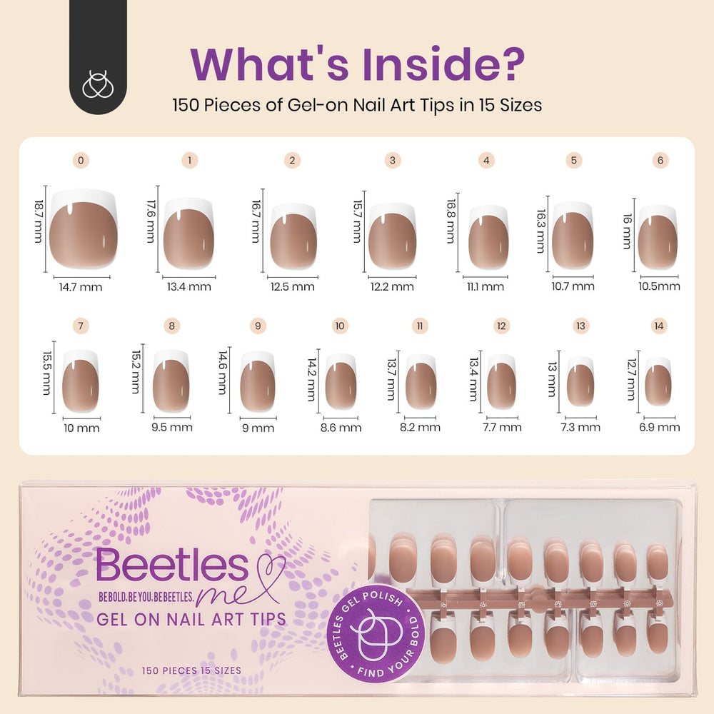 Beetles X Press Plus durable tips designed for long-lasting wear.