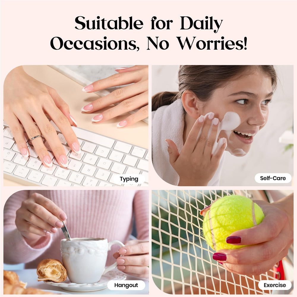 Beetles X Press Plus Glow French press-on nails for on-the-go manicures