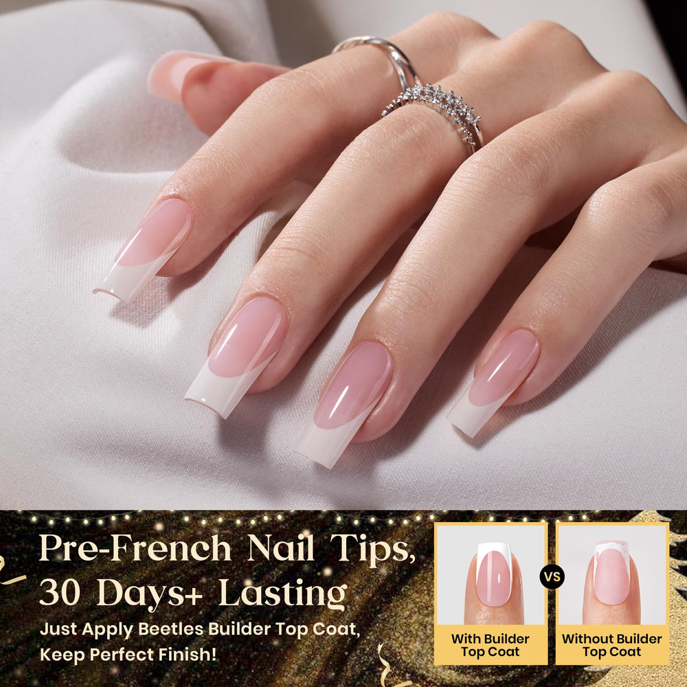 Beetles X Press Plus pre-designed nails enable quick, stylish at-home manicures.