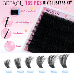 BEFACL Professional Tweezers image conveys precise lash placement for DIY extensions