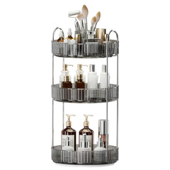 BEFSOP 360° rotating organizer top view for convenient daily cosmetics access.