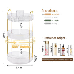 BEFSOP upgraded multi-tier design offering ample space for skincare and perfumes