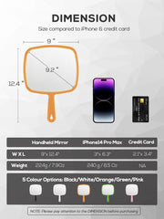 BEFUI orange grip-closeup emphasizes ergonomic, non-slip hold for comfortable use.