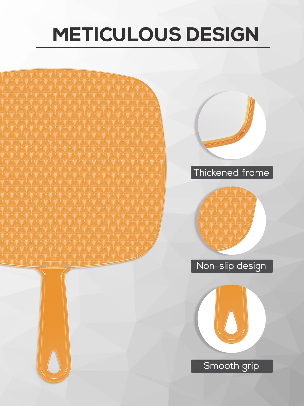 BEFUI orange frame close-up highlights reinforced design for durability.
