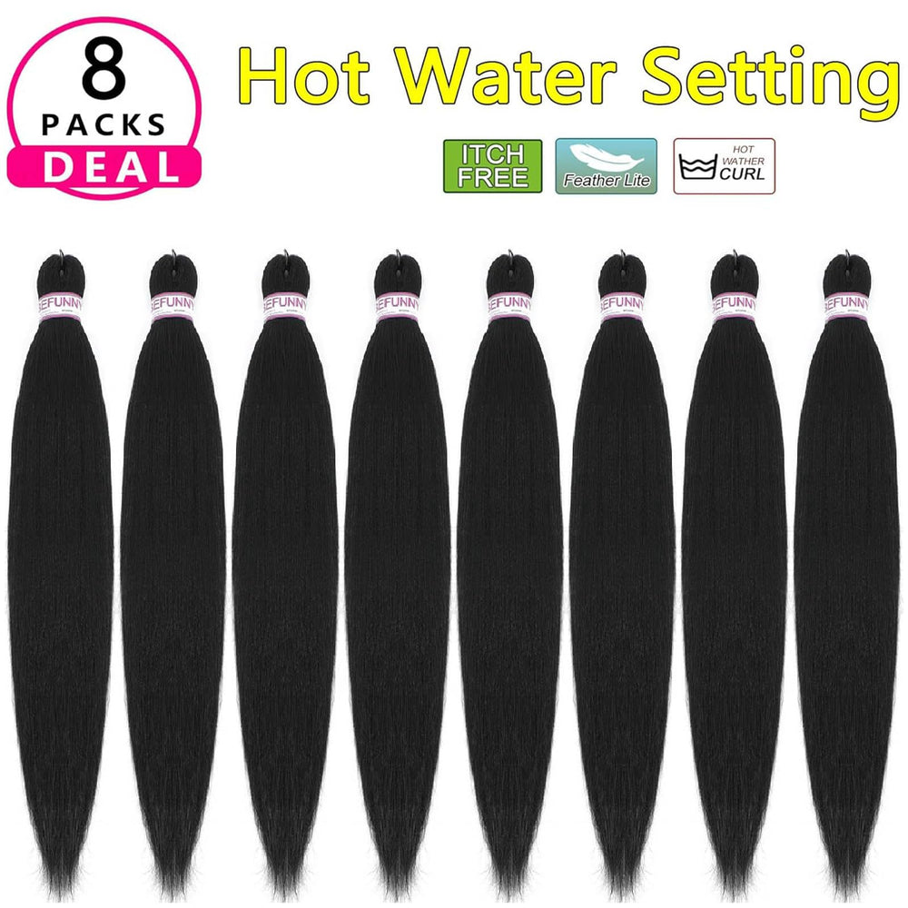 BEFUNNY braiding hair with soft Yaki texture mirrors natural hair touch and movement.